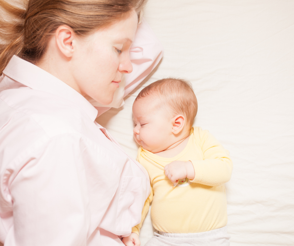 Cosleeping mother and baby - Arlie Hastings Lactation Consultant - breastfeeding support with home visits in the Gold Coast, Tamborine, Logan and Redlands areas.