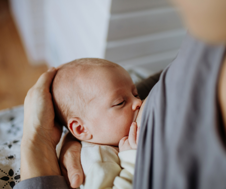 mother breastfeeding her baby - Arlie Hastings Lactation Consultant. Breastfeeding support home visits in Gold Coast, Tamborine, Logan and Redlands. Telehealth video chat consultations.